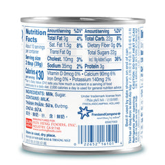 Longevity can label detail highlighting brand and product information for easy identification