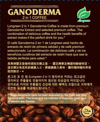 Longreen powder texture detail of Ganoderma and coffee for smooth mixability