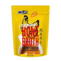 LonoLife front packaging of 8oz container showing brand and servings, convenient storage