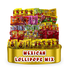 LookOn close-up of assorted lollipop colors highlighting flavor variety