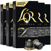 L'OR Onyx front packaging showing bold branding and intensity