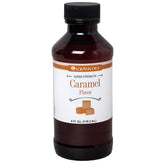 LorAnn Oils caramel front label showing product and usage benefit