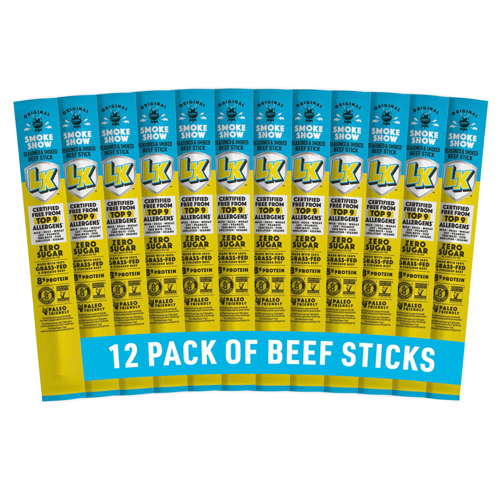 Lorissa's Kitchen front packaging showing Smoke Show sticks and clear labeling for easy identification