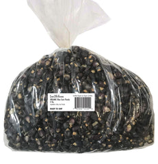 Los Chileros front bag shot showing 4 lb blue corn posole for hearty soups