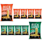 Lotus Foods front packaging showing miso ramen and organic labels, quick meal benefit