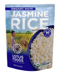 Lotus Foods rice served in bowl with stir-fry showing convenience