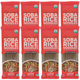 Lotus Foods front packaging showing organic buckwheat and brown rice benefits