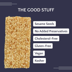 Loucks sesame seeds and simple ingredients emphasizing purity