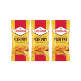 Louisiana Fish Fry front packaging showing 10 oz bag and brand benefit