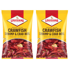 Louisiana Fish Fry front packaging showing two tubs and bold branding for easy storage