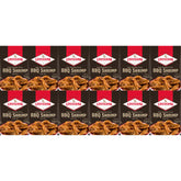 Louisiana Fish Fry Products front packaging showing 12-pack and bold branding for pantry convenience