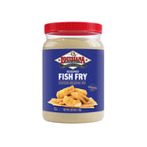 Louisiana Fish Fry Products front tub showing packaging and shelf-ready convenience
