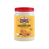 Louisiana Fish Fry half gallon front label showing product identity and convenience