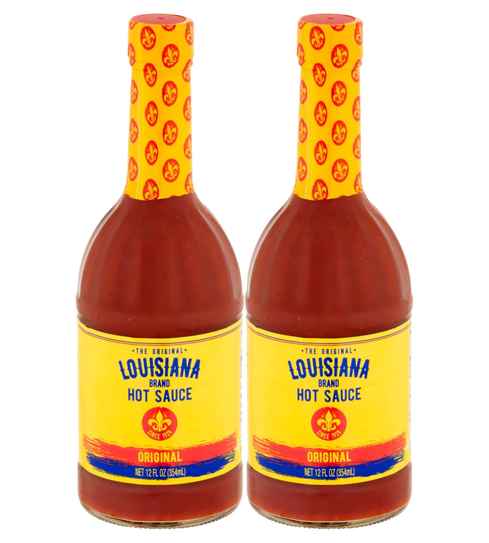 Louisiana original hot sauce front bottle showing classic packaging and reliable flavor