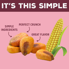 Love Corn BBQ bag placed inside a lunchbox illustrating family-friendly portion control