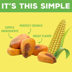 Love Corn served on a charcuterie board adding crunchy contrast