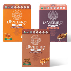 Lovebird front packaging showing ingredients and benefits