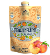 Lt. Blender front packaging showing peach bellini mix and easy use