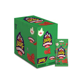 Lucas front packaging showing 12-pack and watermelon branding, highlights shareable size