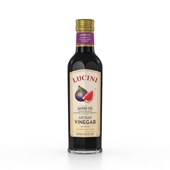 Lucini bottle front view showing fig balsamico for gourmet finishing