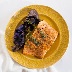 Lucini pour close-up showing texture and glossy body for flavor