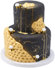 Lucks bumble bee placed on cupcake demonstrating quick decorative impact
