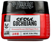 Lucky jar front packaging showing product and brand for instant recognition