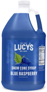 Lucy's front jug view showing label and volume, clear branding and easy-pour benefit