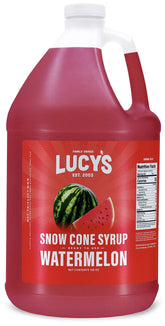 Lucy's one-gallon bottle front packaging showing label and size, easy bulk refill benefit