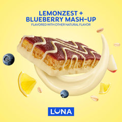 LUNA Bar held in hand to show real size and convenient grab-and-go scale