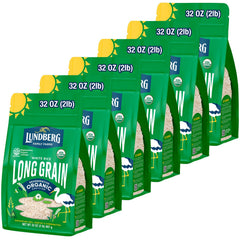 Lundberg front packaging displaying brand and regenerative organic seal, showing product trust
