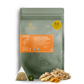 LUXMI front packaging showing organic estate blend and benefits