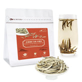 LWXLJMJZC front packaging showing premium white tea, conveys freshness and quality