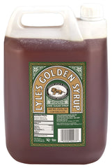 Lyle's Golden Syrup poly container front view showing label and large-volume benefit