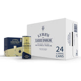 Lyre's front packaging showing canned 24-pack and branding benefit convenience