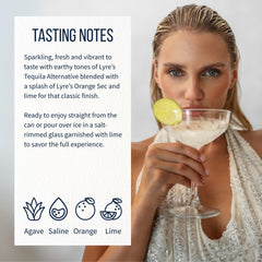Lyre's lime garnish detail emphasizing fresh aroma and enhanced cocktail appeal