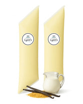 LYZA'S SWEETS & TREATS front packaging showing two 2 lb bags and clear labeling, convenient storage benefit