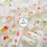 LYZA'S SWEETS & TREATS front packaging showing bulk 2.2 lb bag and branding benefits