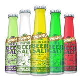 LYZA'S SWEETS & TREATS front packaging showing five Twang beer salts, convenient flavor kit