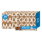 MadeGood front packaging showing cookies and creme flavor and nut-free benefit