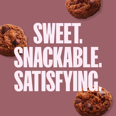 MadeGood mini cookie in hand, portion control and portability shown