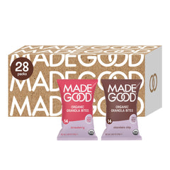 MadeGood front packaging showing variety pack and convenience benefits