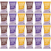 MadeGood front packaging showing 24-count variety pack and flavors for quick selection