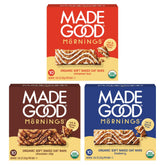 MadeGood front box showing variety pack and benefits