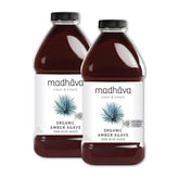 Madhava front packaging shows bottle and label with organic benefit