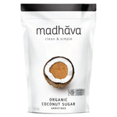 Madhava front packaging showing 3 lb bag and organic seal for trusted pantry staple