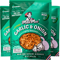 MaeMai front packaging showing three-pack and mild label, conveys value