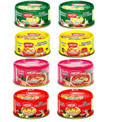 MAESRI front packaging showing all four curry paste varieties for pantry convenience