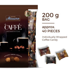 Maestro Massimo individually wrapped candies displayed out of the bag, keeps flavor fresh