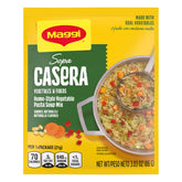 Maggi front packaging showing product and convenient 12-pack benefit